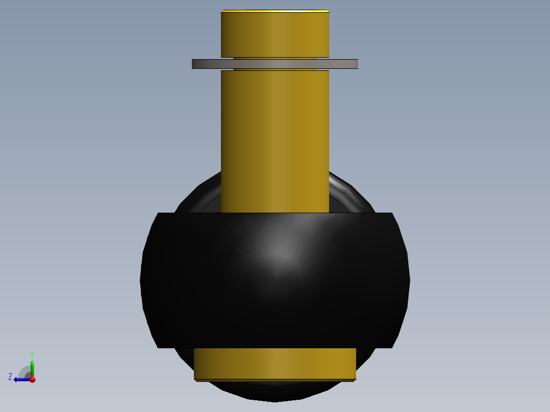 气弹簧（简单）右视图