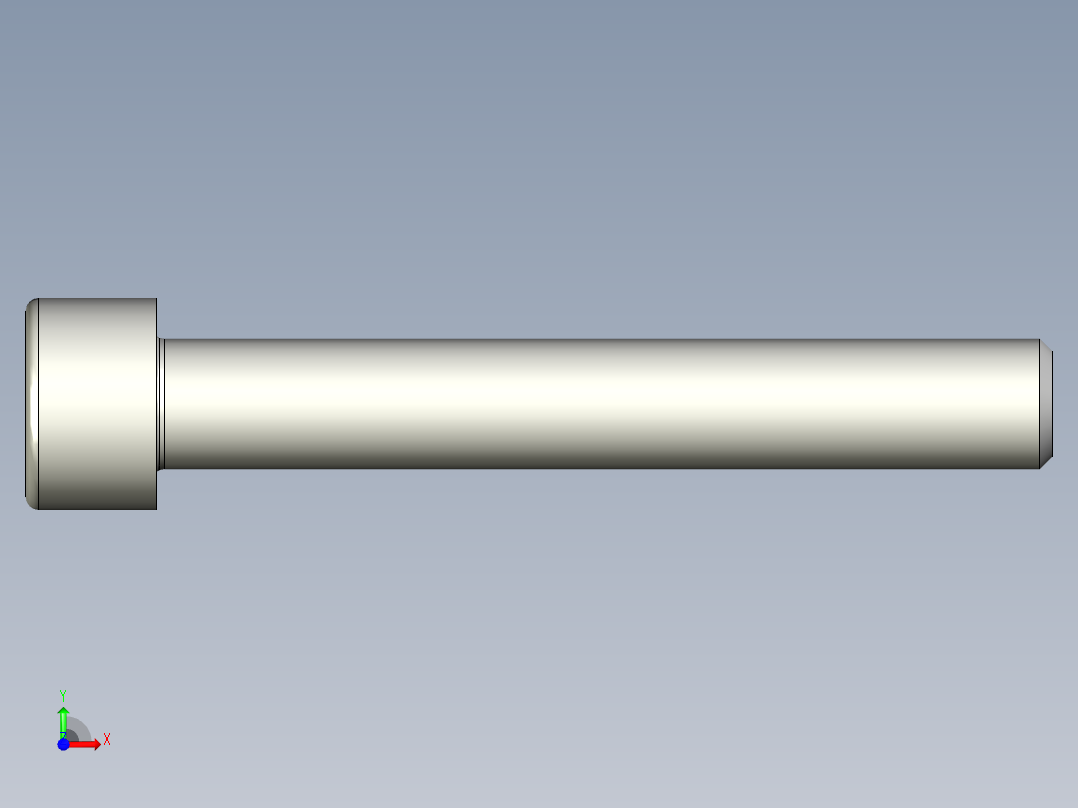 内六角螺钉-BOLT-M8-55-36-8-13-8-R0.8.stp前视图