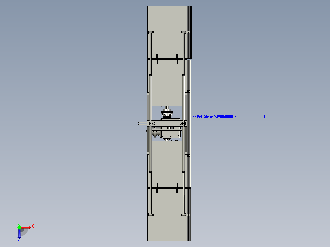 履带旋耕拖拉机俯视图