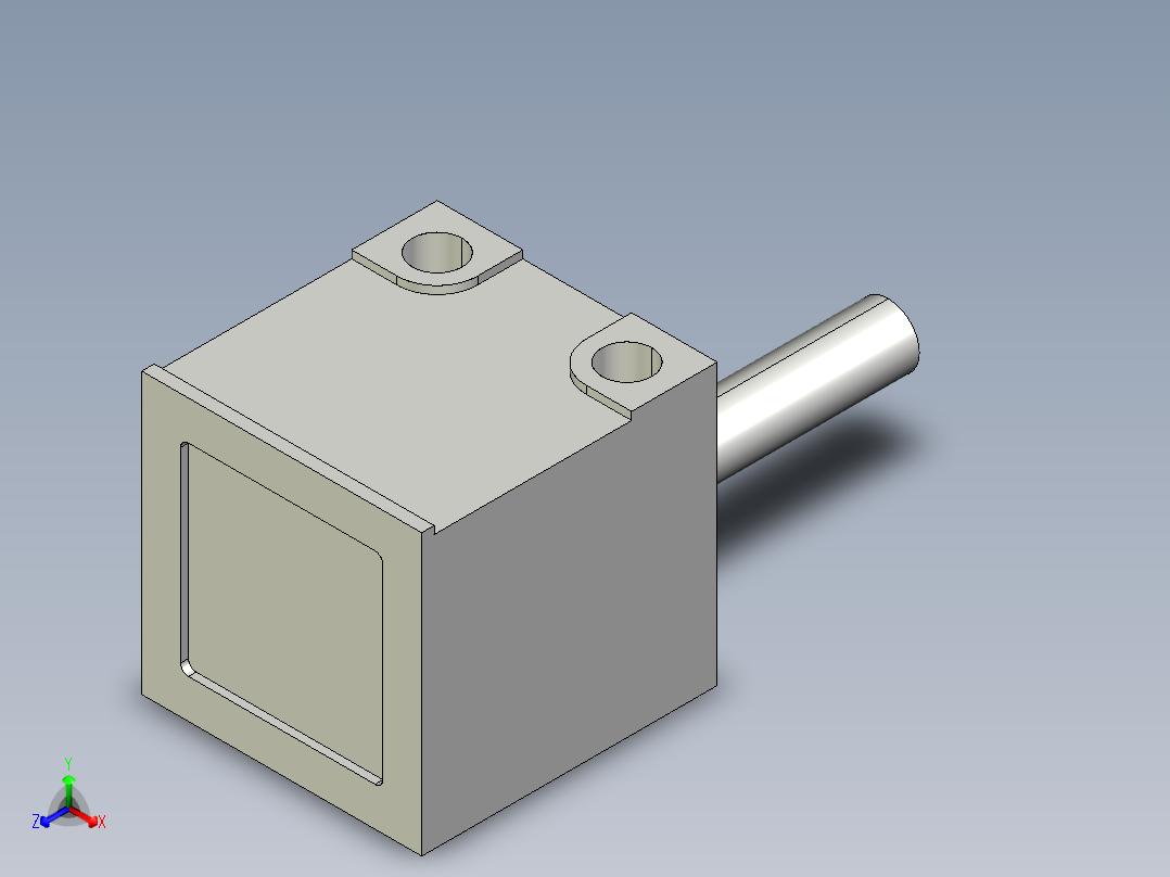 基恩士LX2-11R_kc图纸模型主视图