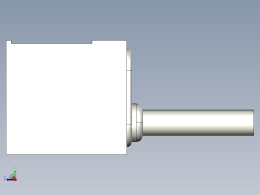 基恩士LX2-11R_kc图纸模型右视缩略图