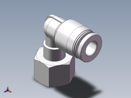 螺纹弯通APLF6-G01（1分6厘内螺纹）主视缩略图
