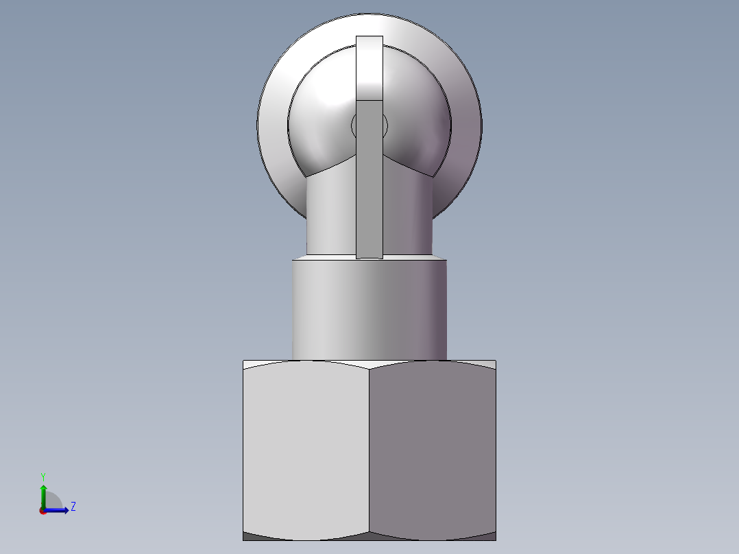 螺纹弯通APLF6-G01（1分6厘内螺纹）左视图