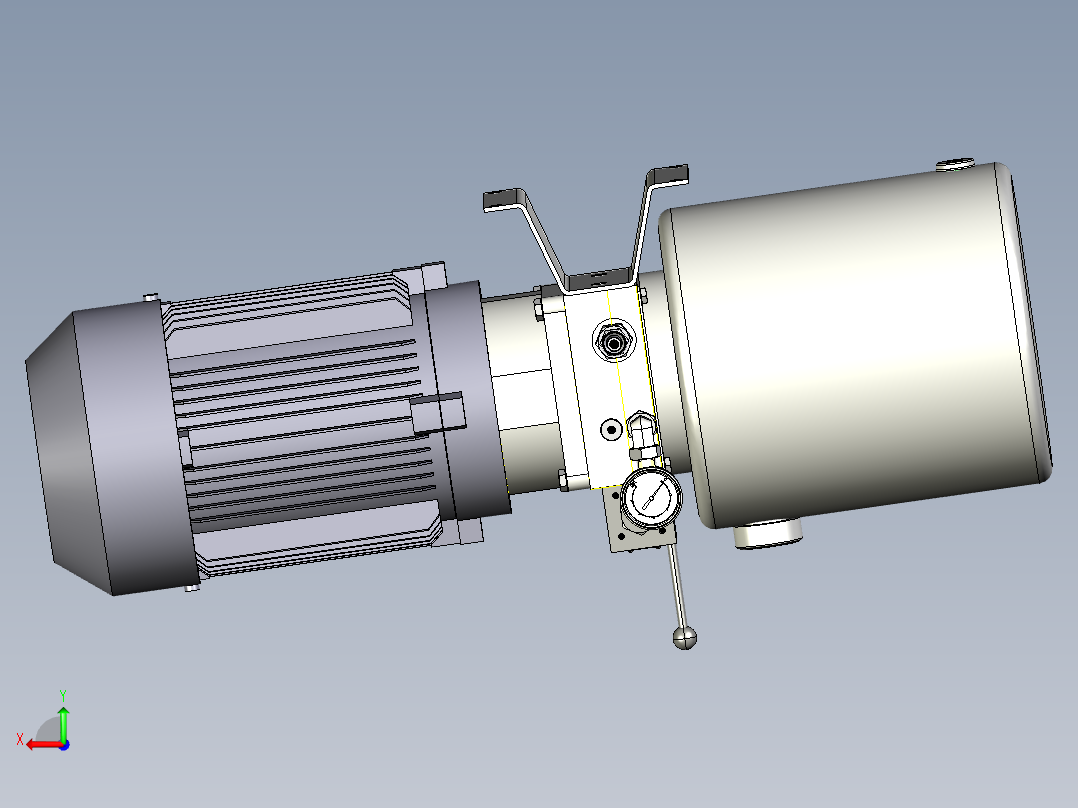 液压动力装置2后视图