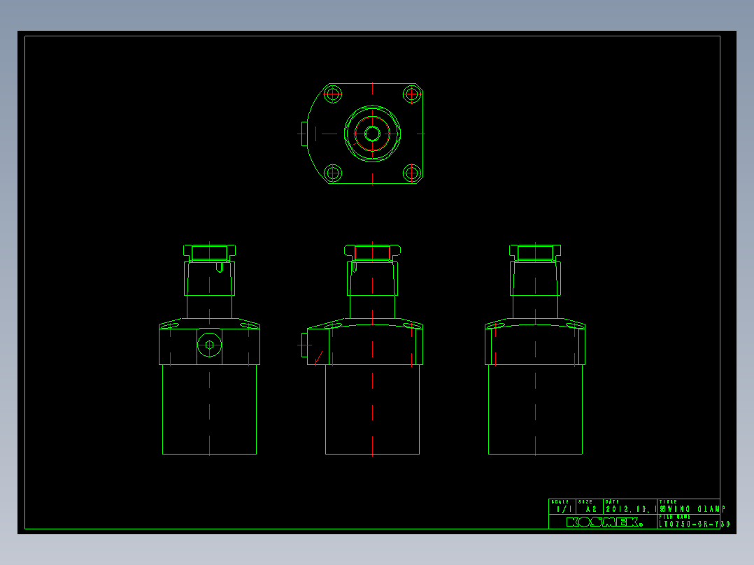 KOSMEKLT0750-CR-Y30多系列多零件图纸模型多系列多零件图纸模型