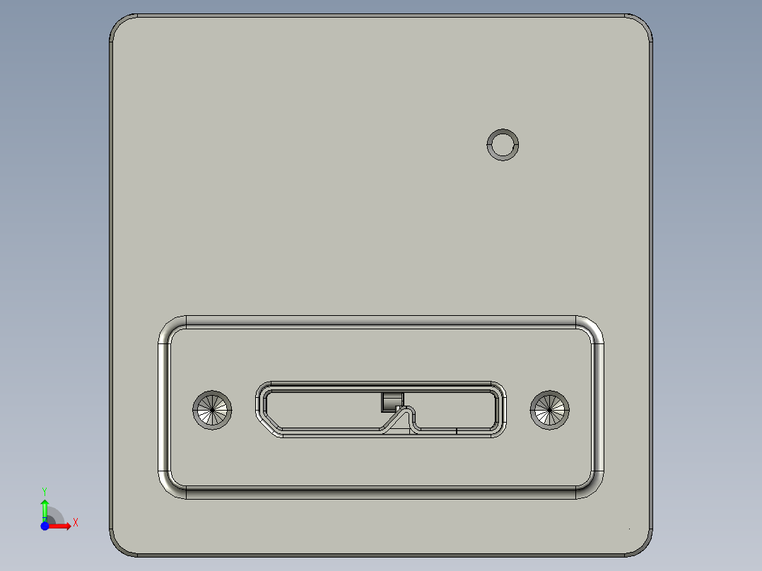 大恒相机镜头Daheng_MER2-U3-L_3D_Drawing多系列图纸前视图