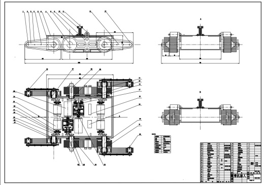 E1317-履带式机器人结构设计CAD+说明书缩略图