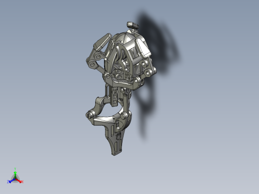 Black Ram设计的手臂外接式机械手3D打印图纸 stl格式