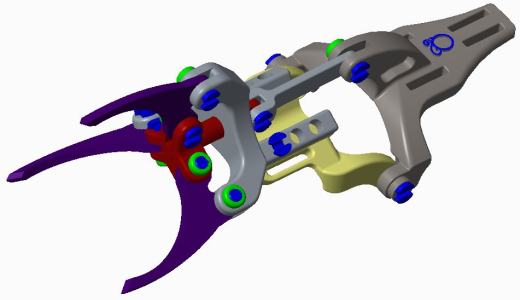 Black Ram设计的手臂外接式机械手3D打印图纸 stl格式缩略图