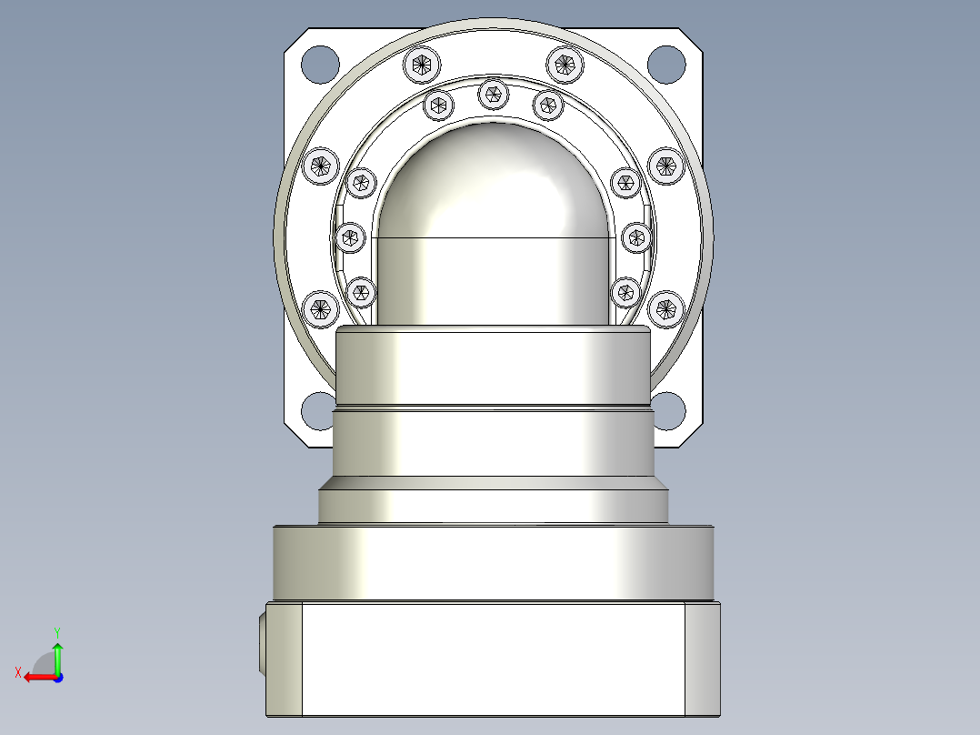 多摩川行星减速机TBR-060-L2-14BK14后视图