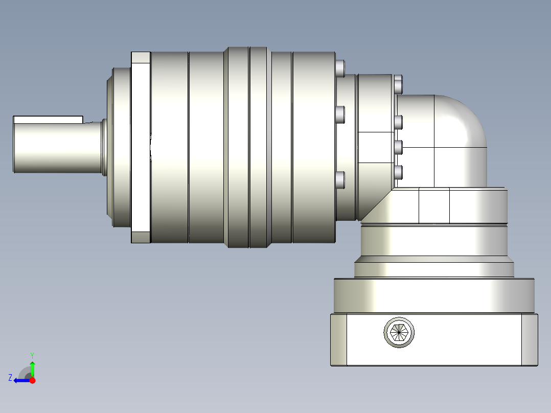 多摩川行星减速机TBR-060-L2-14BK14右视图