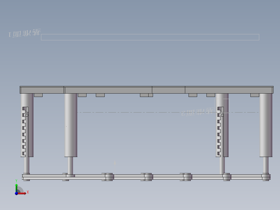 医用防雨床罩前视图