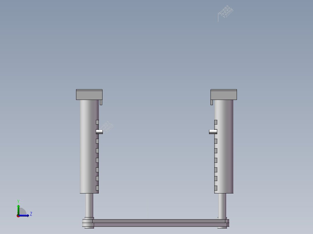 医用防雨床罩左视图