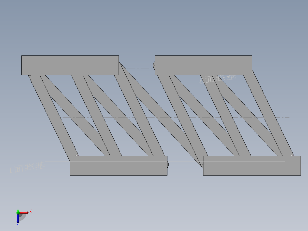 医用防雨床罩俯视图