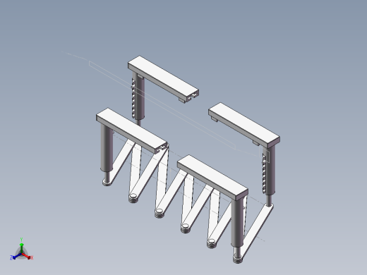 医用防雨床罩正等轴测缩略图