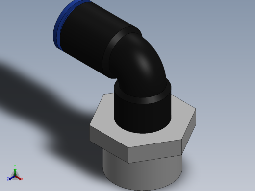 Ø6 x 3-8G COTOVELO 90° MACHO GIRAT. (C02470638)