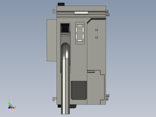 基恩士KV-ML16V_kc图纸模型前视缩略图