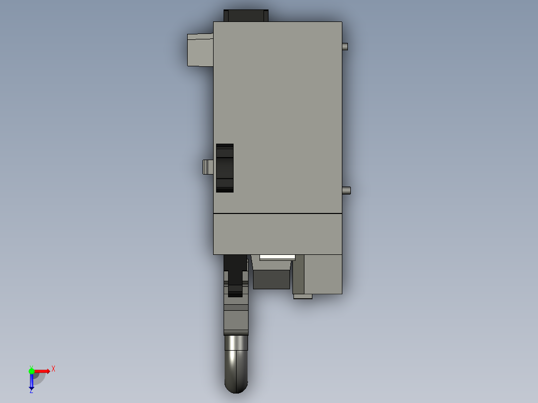基恩士KV-ML16V_kc图纸模型俯视图