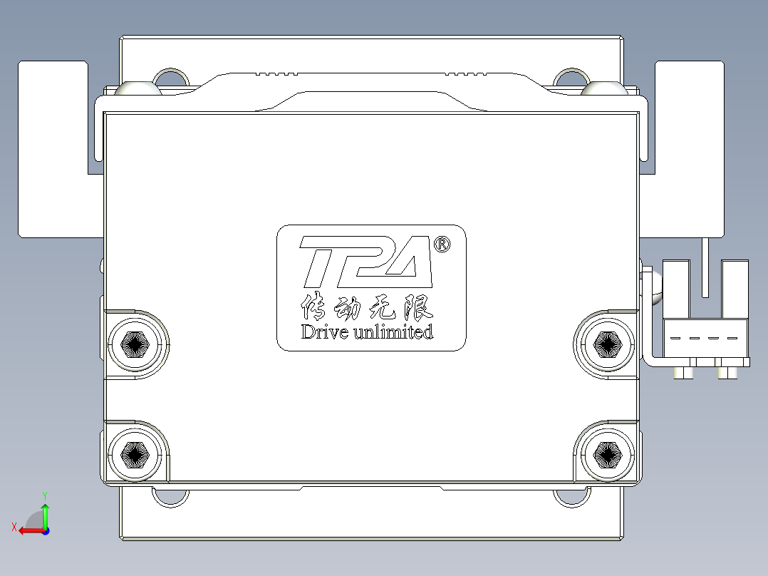 TPA-KNR-86E-1610C-L850A1-M-H75-N3线性模块铝制底座后视图