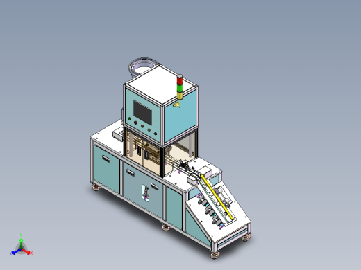 插件二极管引脚成型测试机sw20可编辑正等轴测缩略图