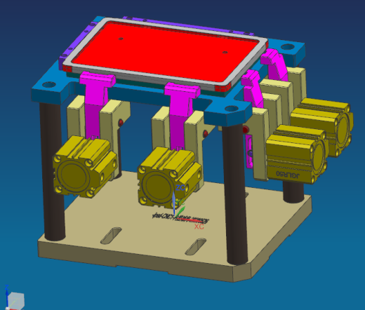 IPAD外壳内腔减肉治具模型缩略图
