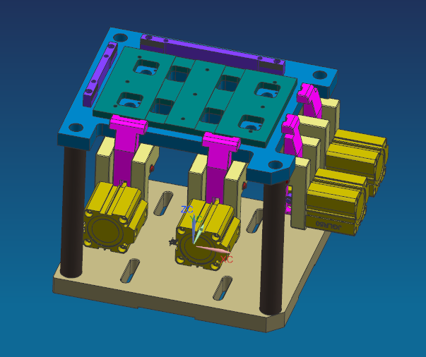 IPAD外壳内腔减肉治具模型