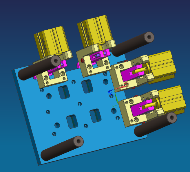 IPAD外壳内腔减肉治具模型