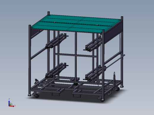 货架、前端模块转运器具