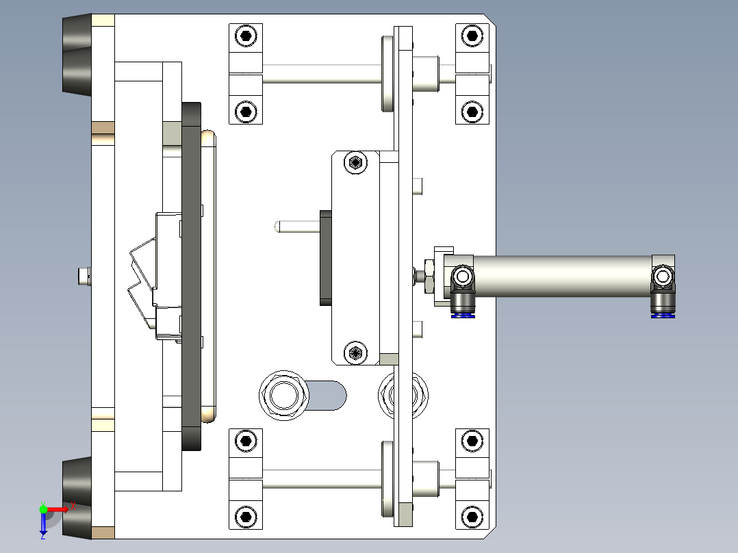 耐久试验台俯视图