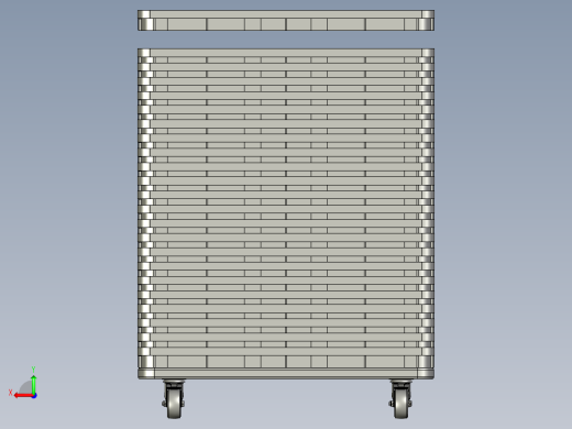 客户托盘+小车组合后视缩略图