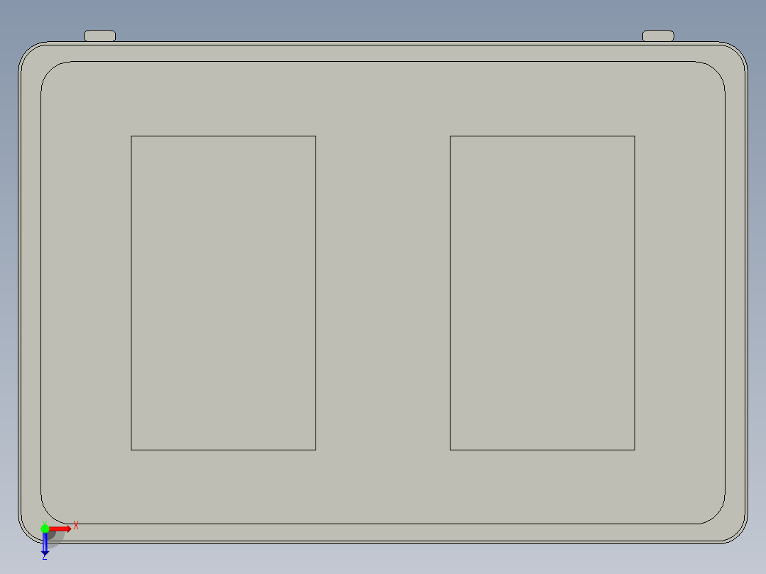 客户托盘+小车组合俯视图