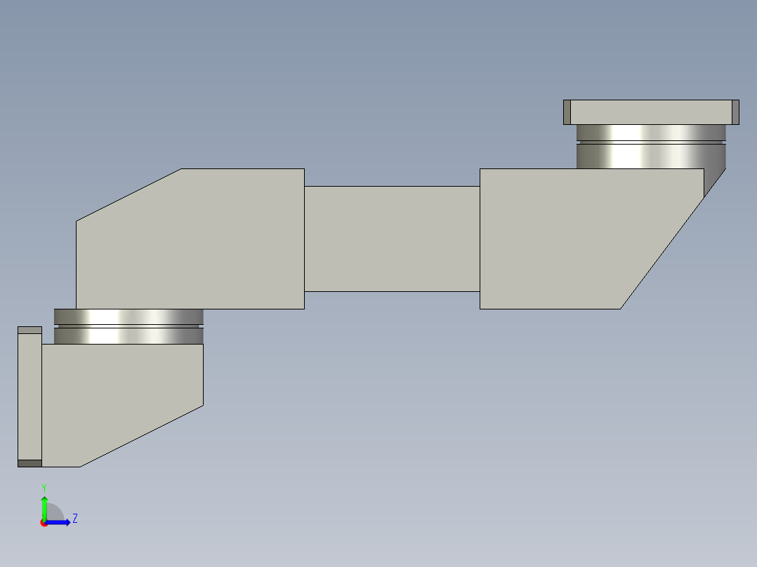 AAA211801触摸屏支架左视图