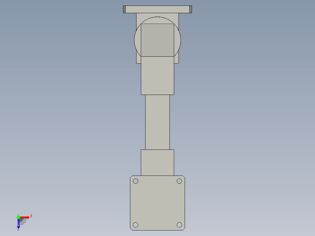 AAA211801触摸屏支架俯视图
