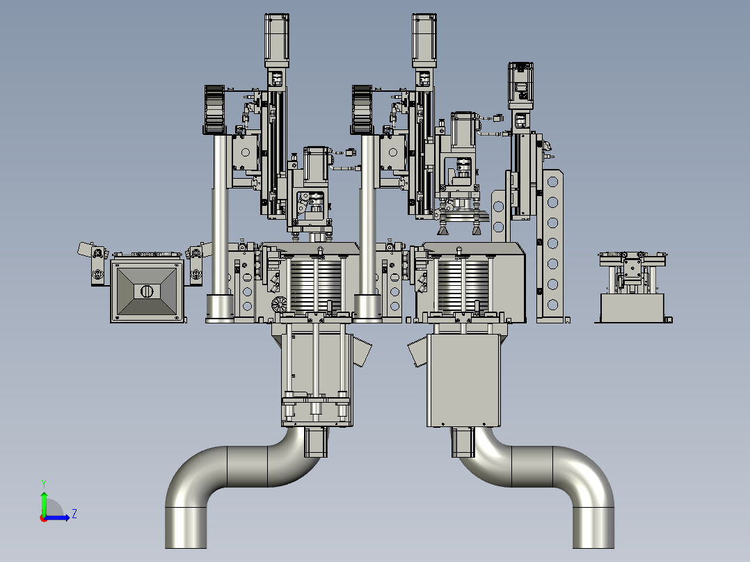CYBM-07-A000A-打磨移载总图左视图