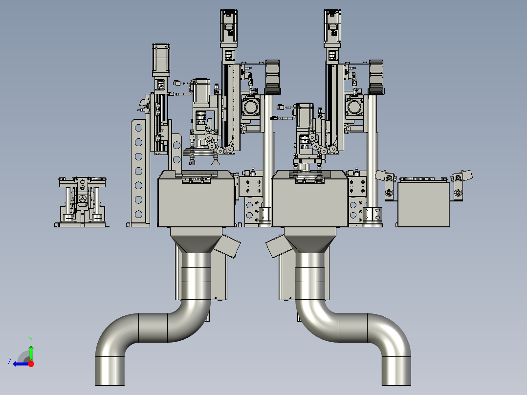 CYBM-07-A000A-打磨移载总图右视图