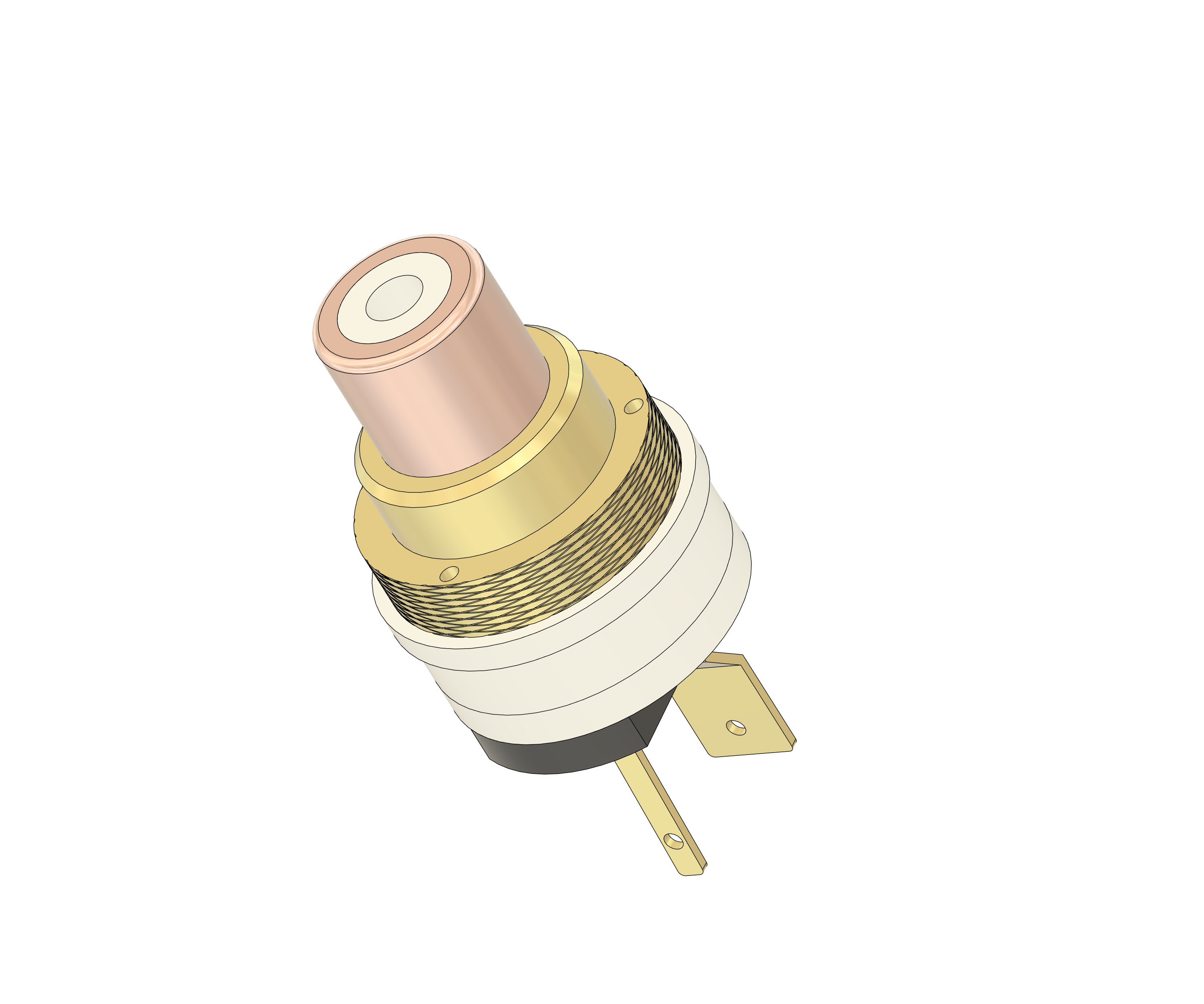 RCA WBT插座镀金-WBT -0210