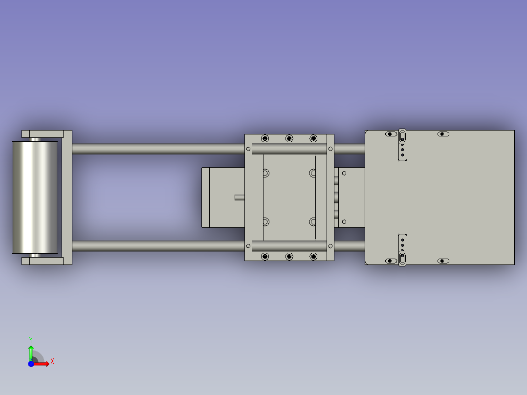 半自动标签贴标生产线设计-剥标组合-V1前视图