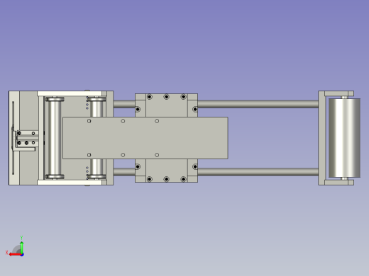 半自动标签贴标生产线设计-剥标组合-V1后视缩略图