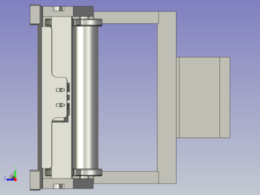 半自动标签贴标生产线设计-剥标组合-V1右视缩略图