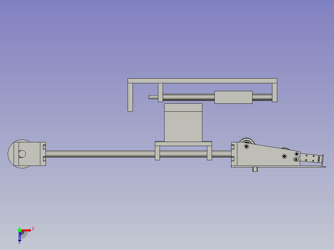 半自动标签贴标生产线设计-剥标组合-V1俯视图