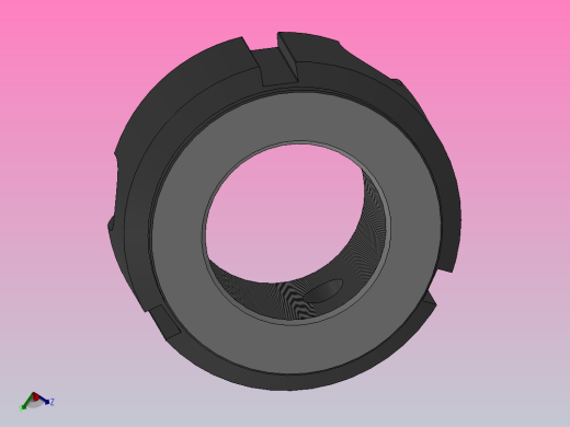 NF牙腹锁紧螺母[NF M22×1.5]