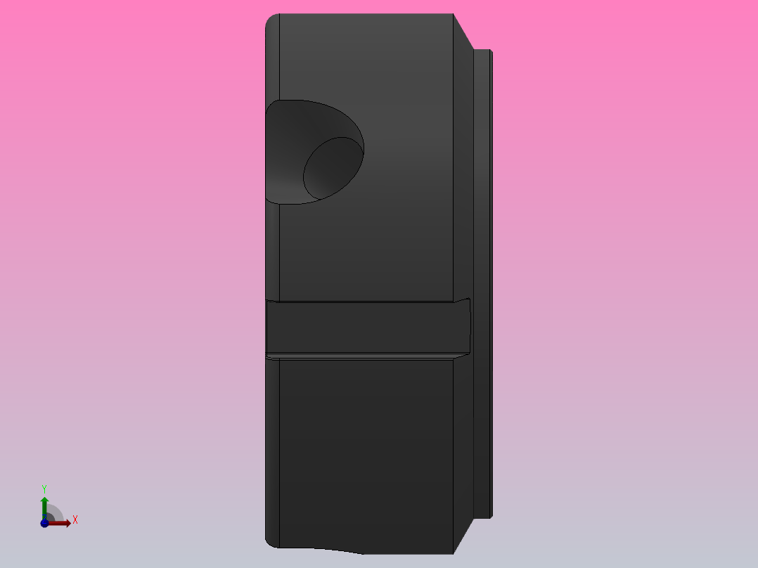 NF牙腹锁紧螺母[NF M22×1.5]前视图