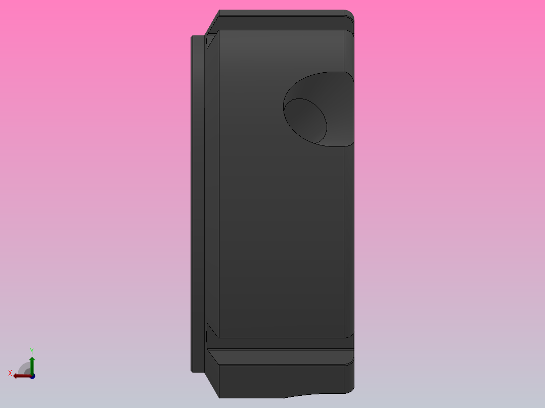 NF牙腹锁紧螺母[NF M22×1.5]后视图