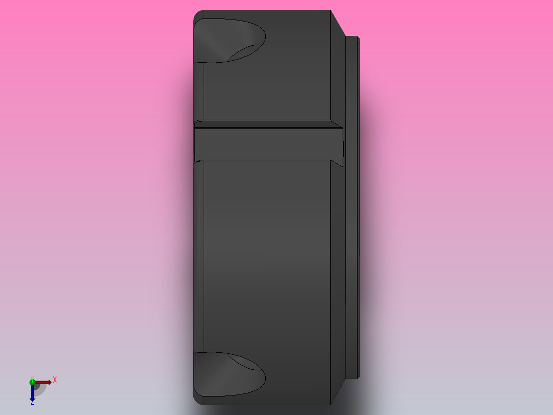 NF牙腹锁紧螺母[NF M22×1.5]俯视图