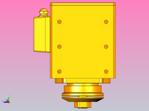 8598A-SCF30铝材精密锯切系列电主轴[SFM8598A-03-3.0KW-SCF30]右视缩略图