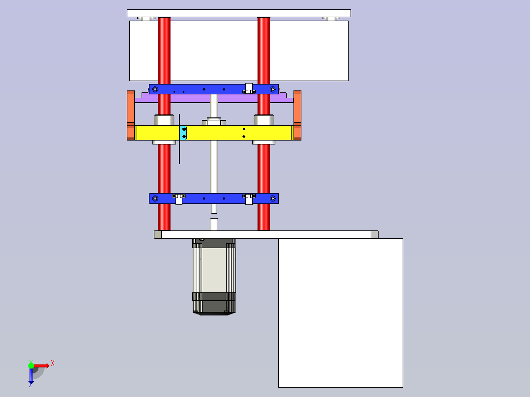 已生产自动焊锡机俯视图