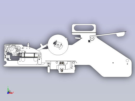 SMT FEEDER供料器进料器3D图模型前视缩略图