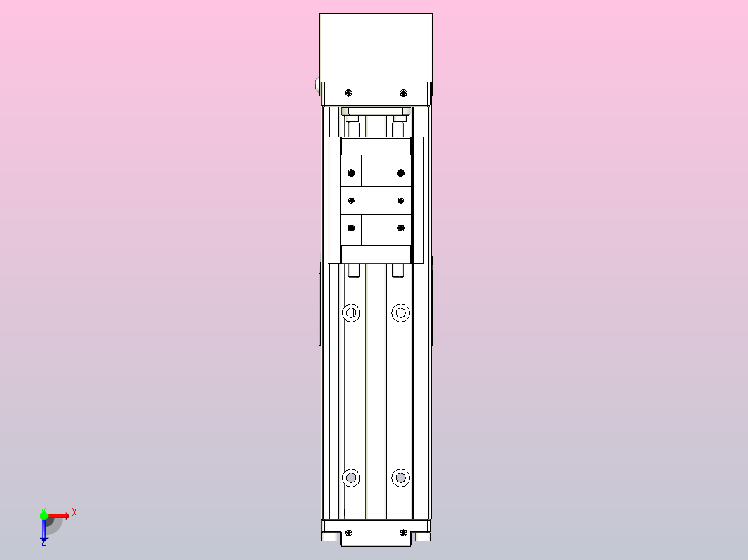 钢基模组TPA-KSR-4002C-150A1-MP-H1俯视图