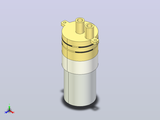 水泵电机DC 12 V 370 04 PM正等轴测缩略图
