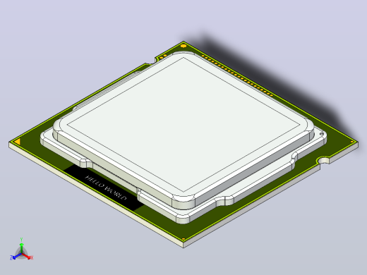 英特尔CPU LGA1150 I7 4790K正等轴测缩略图